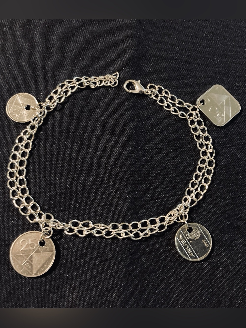 Aruban Florin Coins Bracelet 🇦🇼